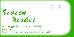 vivien miskei business card